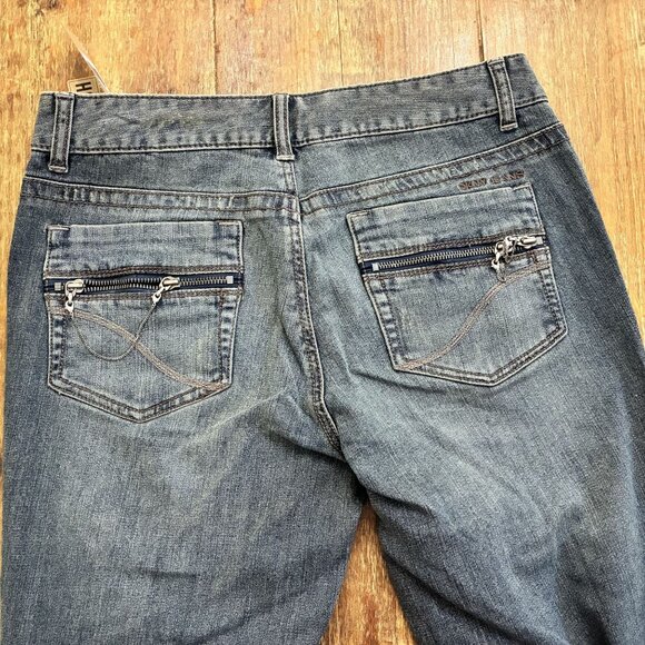 DKNY Womens Stretch Denim Jeans Size 10 Dark Wash Mid-Rise Classic Fit NWT - Picture 9 of 9